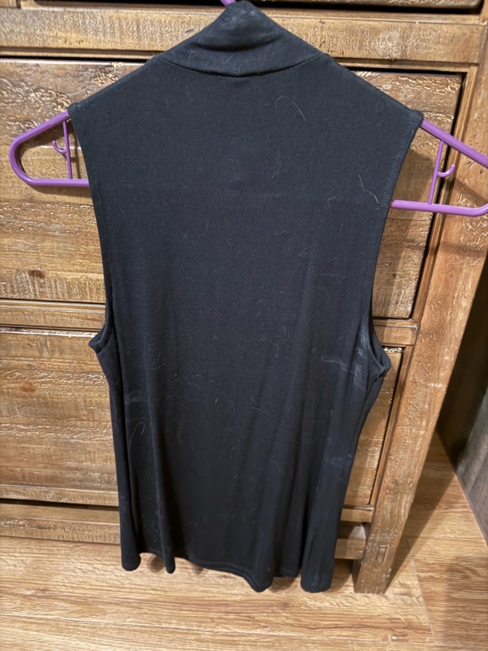 Express Black Sleeveless Mock Neck Tank Top